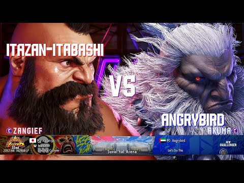 SF6 Itazan-Itabashi (Zangief Classic) Vs AngryBird (Akuma Classic)