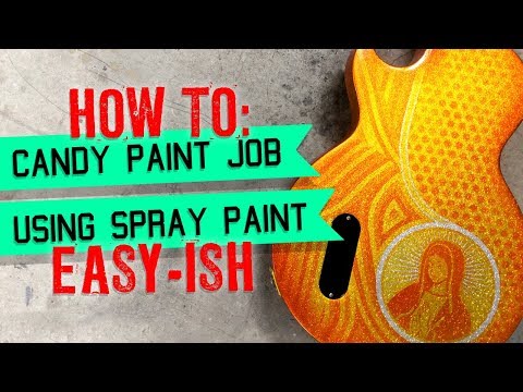 How to Candy Paint Job Using Spray Paint Step by Step w/o special equipment the easiest way to Kandy