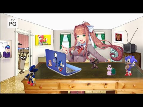 Monika kills her friends so she can listen to The unofficial Smithers love song