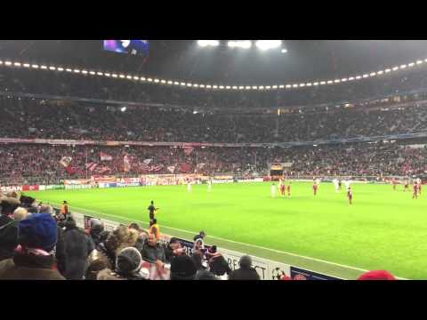 2014.12.10 FC Bayern Munich vs CSKA Moscow 3-0 celebration