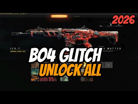 BLACK OPS 4 UNLOCK ALL LEVEL 1000 DARK MATTER GLITCH! *2026* (PS4 AND PS5)