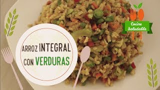 Arroz Integral Con Verduras 🥦🍅