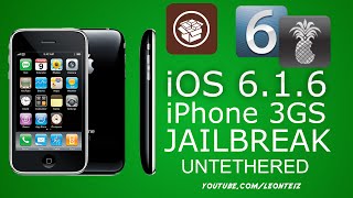 How To Jailbreak iOS 6.1.6 Untethered iPhone 3GS with RedSn0w and P0sixsPWN