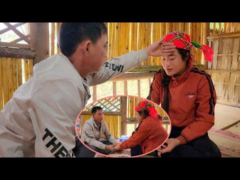 When Hối visited Hồng, he was very worried to see that she was sick.