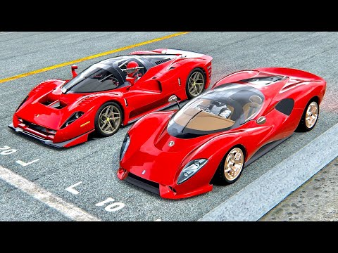 De Tomaso P72 2022 vs Ferrari P4/5 at Imola GP
