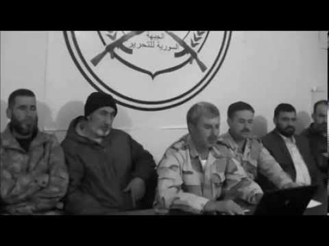 برومو يعرض لقطات للعقيد محمد غازي جميل قائد الجبهة السورية للتحرير