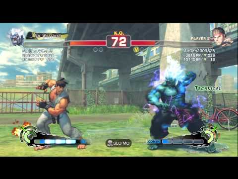 SSF4 AE FaultierPython3 (Oni) VS. Airgen2009825 (Ryu) Rank