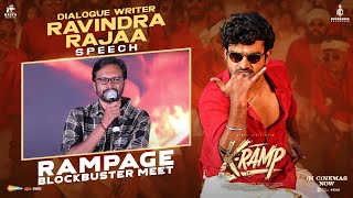 Ravindra Rajaa Speech | KRAMP Rampage Blockbuster Meet | Kiran Abbavaraam | Yukti Thareja