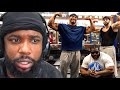 CashNasty Reacts To LARRY WHEELS Trains At The MOST DANGEROUS GYM In America