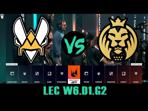 Vitality vs MAD Lions ► LEC W6.D1.G2 ► Spring ► VIT vs MAD