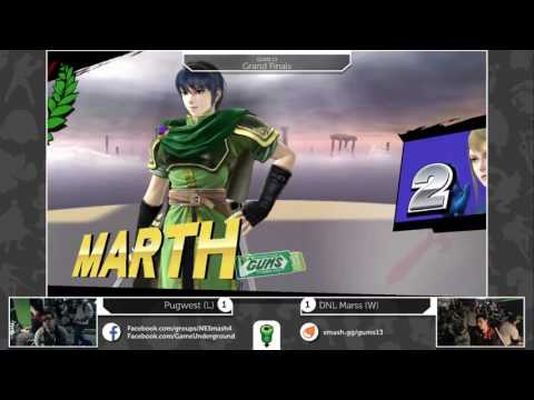 GUMS 13 Singles (Grand Finals) - DNL Marss (ZSS) vs Pugwest (Marth/Lucina)