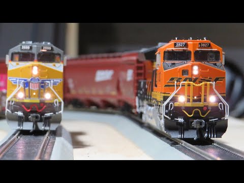 The Process of a HO Scale BNSF Grain Journey through the Layout (Part 1)