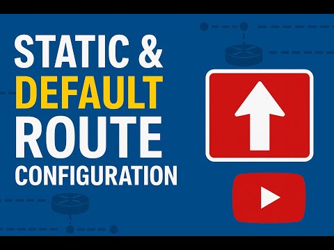 Configure Static & Default Routes Like a Pro  CCNA Routing Tutorial#ccnp #ccna#routingprotocols#IT