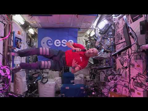 Expedition 61 ESA in flight with schools in Spain Italy Germany - October 15, 2019