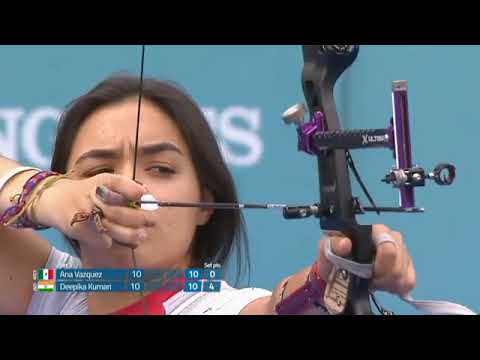 Paris World cup stage 3 woman's semifinals deepika Kumari vs ana