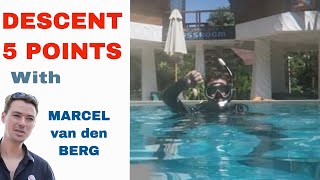5 Point Descent Over a Sensitive Bottom | PADI Divemaster and IDC Skill Circuit