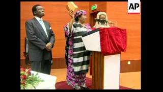 4:3 VP Joyce Banda sworn in as president following death of her predecessor