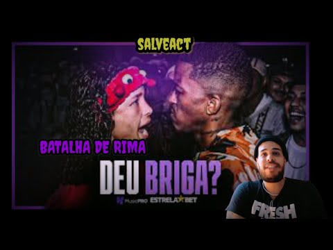 PRIMEIRA DO ANO Salveact - JHONY X XAMUEL | PRIMEIRA FASE | 307ª Batalha da Aldeia | REACT