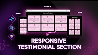 Download the video "Testimonial Section with React Vite & Tailwind CSS || Fully Responsive"