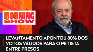 Propaganda da campanha de Bolsonaro diz que Lula foi o mais votado em presídios