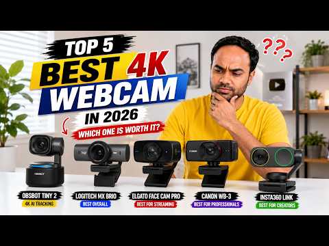 Best 4K Webcam in 2026: ELGATO vs INSTA360 vs OBSBOT vs LOGITECH (The Real Winner)