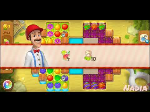 Gardenscapes Level 2453. No Boosters used