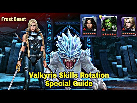 Abx Combat Female| Valkyrie Skill Rotation & Gameplay Guide - Marvel Future Fight