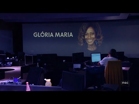 ENCERRAMENTO DO “NSC NOTÍCIAS” EM HOMENAGEM À GLÓRIA MARIA