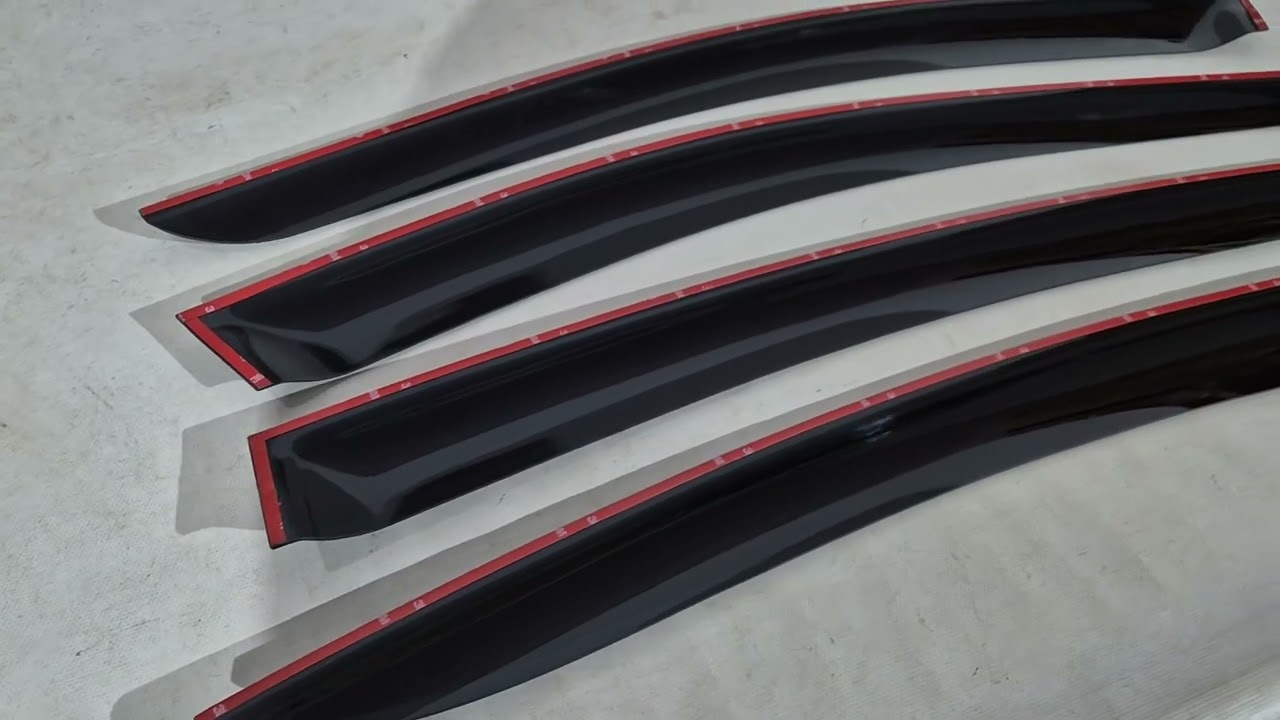 Mazda 6 2012-2024 гг. Ветровики SD (4 шт, HIC) Video 1