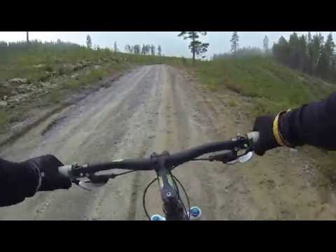 Trailriding on my Rock Machine Blizzard MTB