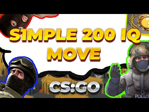 😱😱😱 S1mple 200 IQ Move #csgo