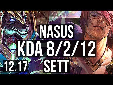 NASUS vs SETT (TOP) | 8/2/12, 300+ games | EUW Diamond | 12.17