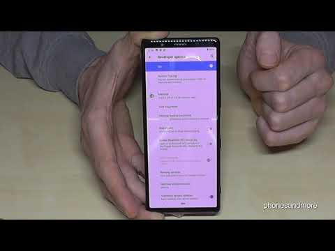 Sony Xperia 5: How to enable the Developer Options? for USB Debugging etc.