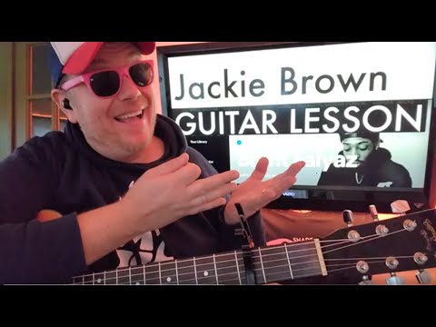 How To Play JACKIE BROWN - Brent Faiyaz Guitar Tutorial (Beginner Lesson!)