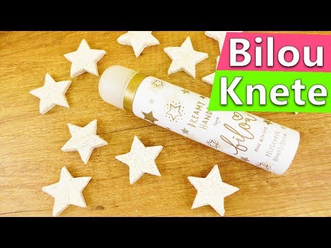 Bilou Dreamy Hand Knete DIY | Süße Knet Sterne selber machen | Glitzer Sterne ausstechen