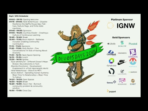 DevOpsDays 2018 Portland Live Stream
