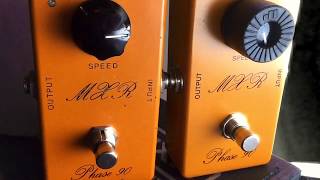 Video thumbnail for MXR  CSP026 Vs. Vintage MXR Phase 90 Reissue  '74 Vintage Phase 90   Comparison by The Tone Unknown