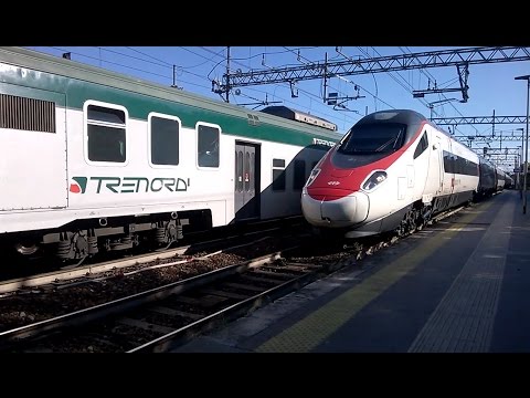 E464 271+6 piano ribassato ETR610 014+013 SBB - Monza 28/04/2017