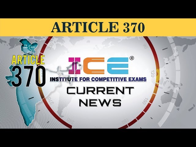 ICE CURRENT NEWS SPECIAL ISSUE - ARTICLE 370