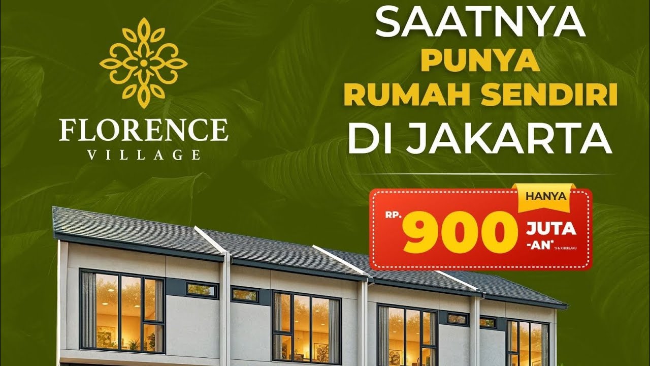 Dijual Hunian Eksklusif di Perumahan Metland Menteng Cluster Neora Cakung - Tipe 2 Lantai Hanya 1 M-An!!!