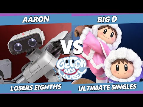 GOML 2022 Top 8 - Big D (Ice Climbers) Vs. Aaron (R.O.B., Pyra Mythra) SSBU Ultimate Tournament