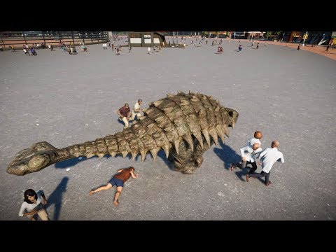 Ankylosaurus Vs Ceratosaurus Vs Chasmosaurus Vs Carcharodontosaurus - Jurassic World Evolution