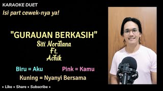 Download lagu Gurauan Berkasih (Karaoke Duet) | Male Part Only - Tanpa Vokal Cewek | Siti Nordiana & Achik mp3