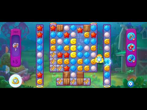 fishdom Super hard level 7517 - 7 moves - No Boosters