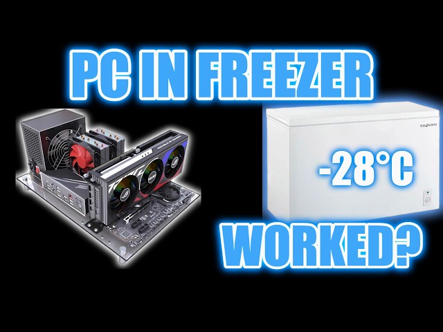 Entusiasta Coloca PC Dentro de Um Freezer e o Resultado Surpreende ...