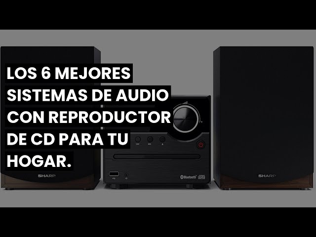 Vídeo relacionado con Sharp XL-B512(BK) Microcadena Sound System Estereo con Radio FM, Bluetooth v5.0, CD-MP3, reproducción USB, Altavoces de Madera y 45W Color Negro