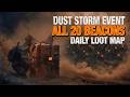 All 20 Dust Storm Beacons Locations Map – Daily Loot Guide