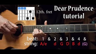 Dear Prudence (The Beatles) - quick guitar tutorial