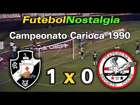 Vasco 1 x 0 Itaperuna - 10-02-1990 ( Campeonato Carioca )