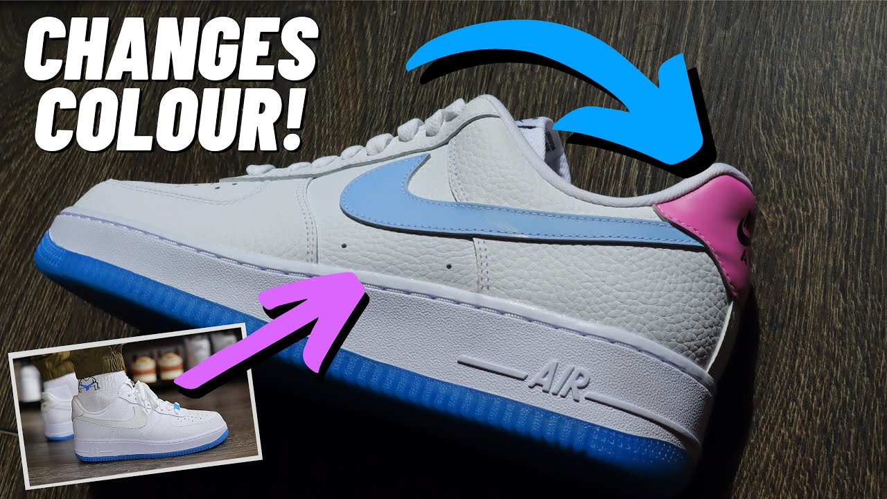THEY CHANGE COLOUR! Nike Air Force 1 UV On Feet Review